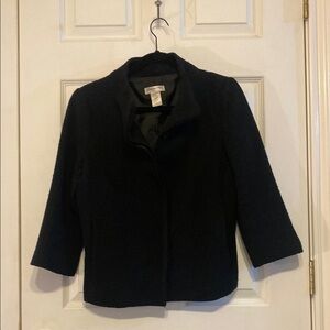 Isaac Mizrahi Black Professional Blazer with Tailored Fit